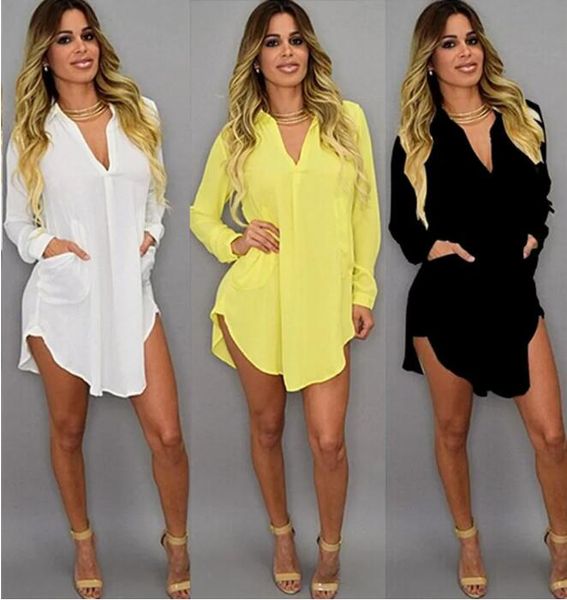 summer v neck short beach dress chiffon white mini loose casual t shirt plus size women clothing, Black;gray
summer v neck short beach dress chiffon white mini loose casual t shirt plus size women clothing, Black;gray