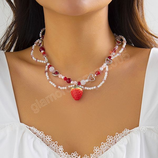 strawberry necklace pearls beaded y2k choker necklace beautiful glass beaded cross heart butterfly necklaces spice girls, Golden;silver
strawberry necklace pearls beaded y2k choker necklace beautiful glass beaded cross heart butterfly necklaces spice girls, Golden;silver
