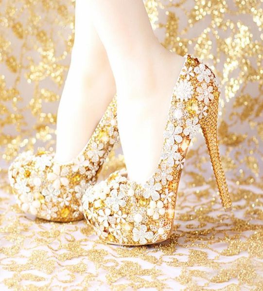 fashion comfortable gold wedding shoes women heel platform high heels rhinestone bridal shoes handmade genuine leather6891344, Black
fashion comfortable gold wedding shoes women heel platform high heels rhinestone bridal shoes handmade genuine leather6891344, Black