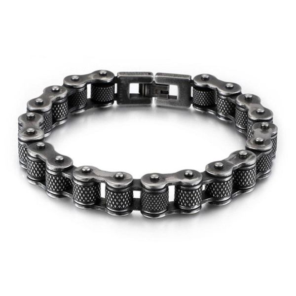 vests retro heavy brush stainless steel motorcycle chain bracelet 11/13mm wide mens women bike biker bracelets hiphop jewelry 1923cm, Black;white
vests retro heavy brush stainless steel motorcycle chain bracelet 11/13mm wide mens women bike biker bracelets hiphop jewelry 1923cm, Black;white