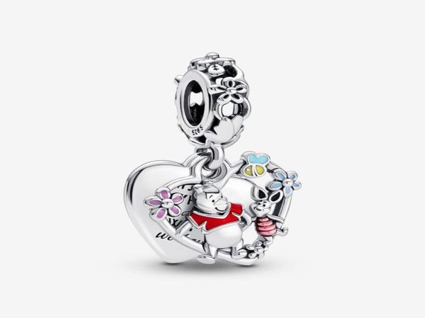 bear and piglet double dangle charms fit original european charm bracelet 925 sterling silver fashion women jewelry accessories8952910, Bronze;silver
bear and piglet double dangle charms fit original european charm bracelet 925 sterling silver fashion women jewelry accessories8952910, Bronze;silver