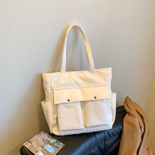 large capacity canvas bag for women new commuter big bag one shoulder tote bag student classroom bag computer bag tide
large capacity canvas bag for women new commuter big bag one shoulder tote bag student classroom bag computer bag tide