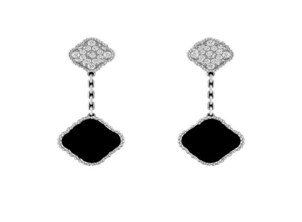 earring for women luxury designer earring dangles four leaf clover jewlery design stud earrings christmas gift stainless steel lux6372386, Silver
earring for women luxury designer earring dangles four leaf clover jewlery design stud earrings christmas gift stainless steel lux6372386, Silver