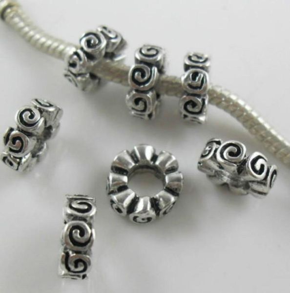 100pcs tibetan silver big hole spacers beads for jewelry making bracelet 10x4mm3136635, Black
100pcs tibetan silver big hole spacers beads for jewelry making bracelet 10x4mm3136635, Black