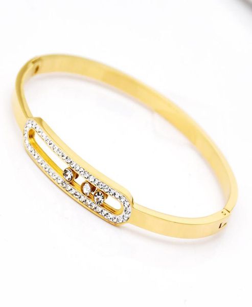 gold bracelet femme jewelry stainless steel zircon can slide cuff bracelets for women bracelets bangles whole7564143, Black
gold bracelet femme jewelry stainless steel zircon can slide cuff bracelets for women bracelets bangles whole7564143, Black