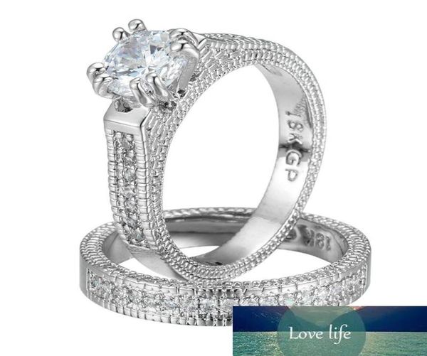 band rings 2 pcs 18k white gold filled 925 silver original wedding rings bands bridal sets for women4817070
band rings 2 pcs 18k white gold filled 925 silver original wedding rings bands bridal sets for women4817070