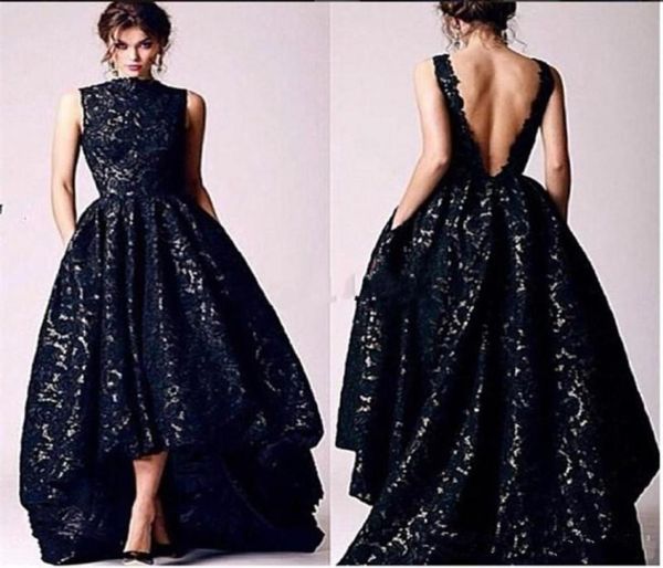 v backless high low a line prom dresses with pockets sleeveless evening gowns lace black dress party2542770
v backless high low a line prom dresses with pockets sleeveless evening gowns lace black dress party2542770