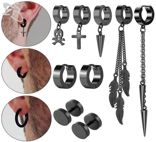 hoop earrings zs 59pcslot black color punk round stainless steel cross dangle earring for menwomen gothic tassel kpop6531553, Golden;silver
hoop earrings zs 59pcslot black color punk round stainless steel cross dangle earring for menwomen gothic tassel kpop6531553, Golden;silver
