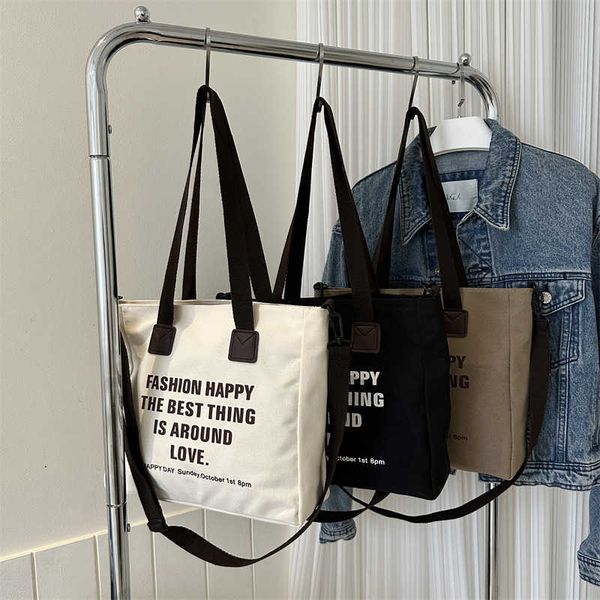 large capacity canvas bag for women new leisure academy style crossbody bag for college students handheld tote bag tide
large capacity canvas bag for women new leisure academy style crossbody bag for college students handheld tote bag tide