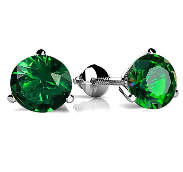 stud classic round emerald screw back earrings 925 sterling silver green crystal zircon for women jewelry wedding gifts6098027, Golden;silver
stud classic round emerald screw back earrings 925 sterling silver green crystal zircon for women jewelry wedding gifts6098027, Golden;silver
