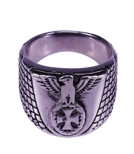 deutsches reich eagle cross ring retro silver men rings simple accessory3789277, Gray
deutsches reich eagle cross ring retro silver men rings simple accessory3789277, Gray