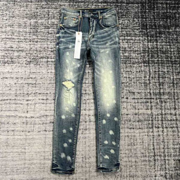 men's luxury brand purple jeans slim fit stretch ripped skinny for men, distressed straight leg fashion comfort flex waist pants 0ct6, Blue
men's luxury brand purple jeans slim fit stretch ripped skinny for men, distressed straight leg fashion comfort flex waist pants 0ct6, Blue