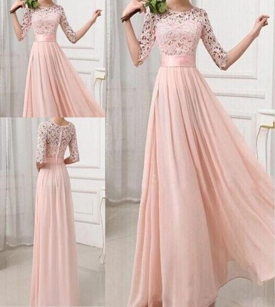 vintage lace half sleeves bridesmaid dresses 2019 zipper back maid of honor party gowns chiffon a line dress2534558, White;pink
vintage lace half sleeves bridesmaid dresses 2019 zipper back maid of honor party gowns chiffon a line dress2534558, White;pink