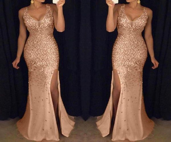 party night dress women sequin prom gold dresses bridesmaid v neck long elegant summer dress robe femme 20197379880, Black;gray
party night dress women sequin prom gold dresses bridesmaid v neck long elegant summer dress robe femme 20197379880, Black;gray
