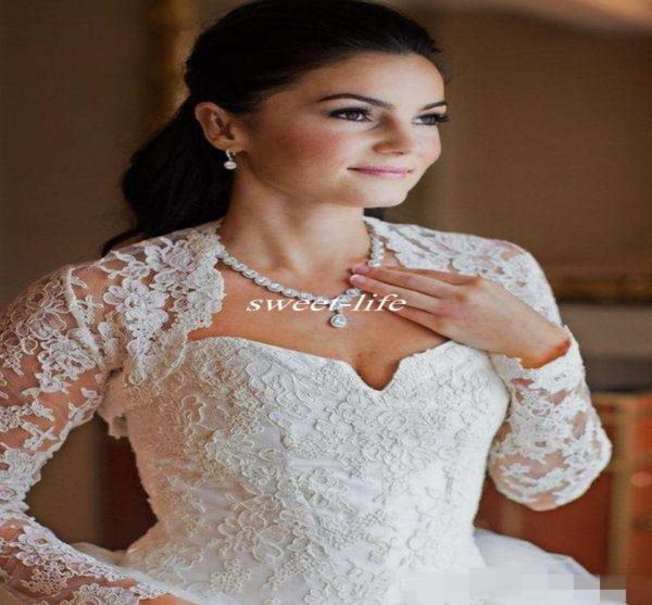 elegant sheer long sleeve lace appliques wedding jacket vintage wedding bolero bridal jacket bridal wraps bridal accessories9589383, White
elegant sheer long sleeve lace appliques wedding jacket vintage wedding bolero bridal jacket bridal wraps bridal accessories9589383, White