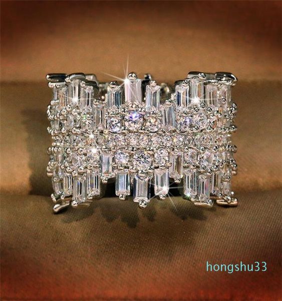 luxury jewelry 925 sterling silver full princess cut white diamond gemstones party women wedding band ring gift7497101, Slivery;golden
luxury jewelry 925 sterling silver full princess cut white diamond gemstones party women wedding band ring gift7497101, Slivery;golden