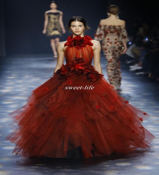 marchesa vintage ball gown formal evening dresses burgundy tulle sheer high neck ruffle flowers 2019 celebrity dress long pageant 4532202, Black;red
marchesa vintage ball gown formal evening dresses burgundy tulle sheer high neck ruffle flowers 2019 celebrity dress long pageant 4532202, Black;red