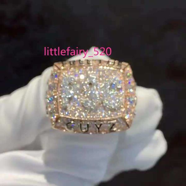 band rings custom luxury jewelry vvs moissanite diamond ring bling iced out initial psc championship style class ring mens, Silver
band rings custom luxury jewelry vvs moissanite diamond ring bling iced out initial psc championship style class ring mens, Silver