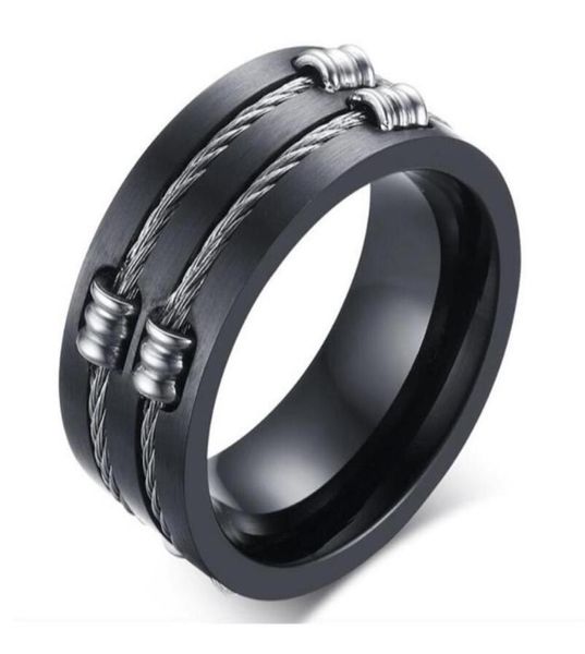 classic wire cable biker rings for men 316l stainless steel brushed design boy signet finger bands hip hop bladed ring jewelry4102655, Slivery;golden
classic wire cable biker rings for men 316l stainless steel brushed design boy signet finger bands hip hop bladed ring jewelry4102655, Slivery;golden