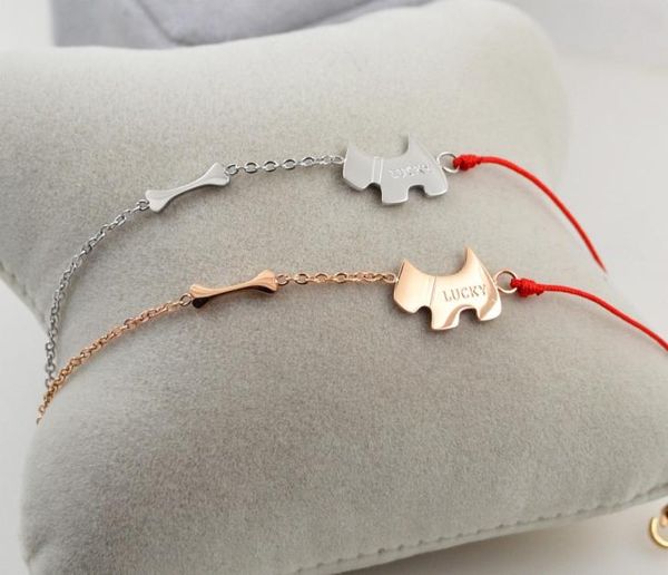 2018 lucky dog bone bracelet with red rope rose gold color titanium steel banglebracelet fashion womanman bangle5251582, Golden;silver
2018 lucky dog bone bracelet with red rope rose gold color titanium steel banglebracelet fashion womanman bangle5251582, Golden;silver