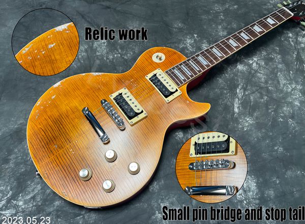 electric guitars have flame pellets, antique parts, small bridge pins and bone nuts, orange, available in one shipment
electric guitars have flame pellets, antique parts, small bridge pins and bone nuts, orange, available in one shipment