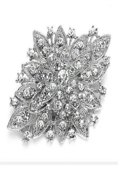 vintage look rhodium silver plated clear rhinestone crystal diamante bouquet brooch pin prom party pins2294404, Gray
vintage look rhodium silver plated clear rhinestone crystal diamante bouquet brooch pin prom party pins2294404, Gray