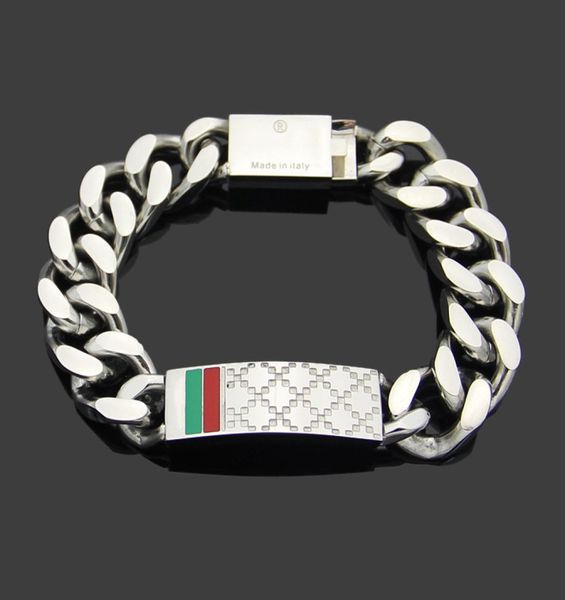 2022 retro fashion red and green enamel check square block bracelet men039s stainless steel 19cm women039s bracelet4684750, Black
2022 retro fashion red and green enamel check square block bracelet men039s stainless steel 19cm women039s bracelet4684750, Black