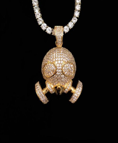 new hip hop jewelry antigas mask pendant necklace gold color bling cubic zircon men necklace with tennis chain for gift3752165, Silver
new hip hop jewelry antigas mask pendant necklace gold color bling cubic zircon men necklace with tennis chain for gift3752165, Silver
