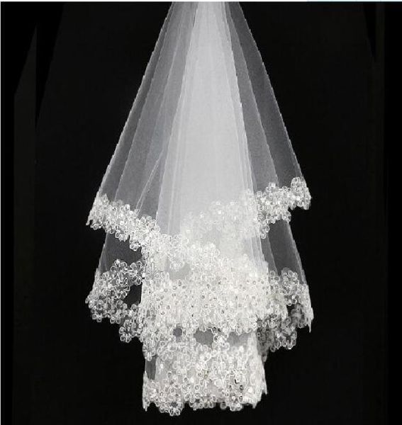 bridal wedding veils short white ivory bridal veils sequined lace appliques sequin tulle wedding veils9323767, Black
bridal wedding veils short white ivory bridal veils sequined lace appliques sequin tulle wedding veils9323767, Black