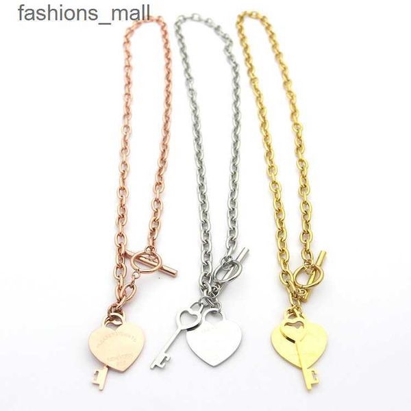 womens heart key necklace designer jewelry ot buckle thick necklace gold/silvery/rose gold complete brand as wedding christmas gift, Silver
womens heart key necklace designer jewelry ot buckle thick necklace gold/silvery/rose gold complete brand as wedding christmas gift, Silver