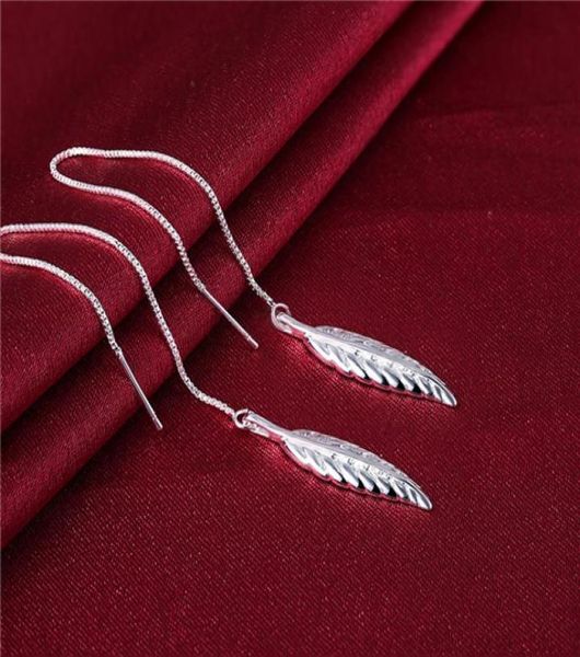 women039s sterling silver plated leaf pendant earrings dangle chandelier gsse862 fashion 925 silver plate earring gift4659726
women039s sterling silver plated leaf pendant earrings dangle chandelier gsse862 fashion 925 silver plate earring gift4659726