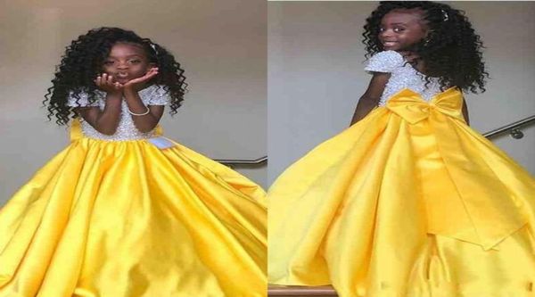 2019 new princess yellow girls pageant dresses jewel neck sequins satin bow back floor length cute kids flower girls birthday 3391783, White;red
2019 new princess yellow girls pageant dresses jewel neck sequins satin bow back floor length cute kids flower girls birthday 3391783, White;red