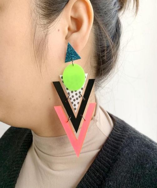 colourful triangle dangle earring woman geometric large drop earrings for women fashion jewelry acrylic accessories8543099, Silver
colourful triangle dangle earring woman geometric large drop earrings for women fashion jewelry acrylic accessories8543099, Silver