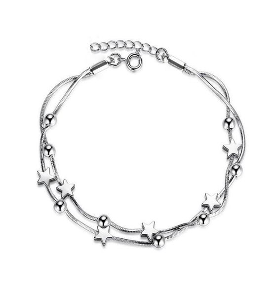 classic chain pentagram round bead bracelet girls hand jewelry3016261, Golden;silver
classic chain pentagram round bead bracelet girls hand jewelry3016261, Golden;silver