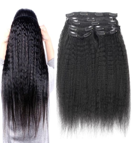 10pcs kinky straight clip in human hair extensions brazilian remy hair 100 human natural hair coarse yaki clip ins 100gset5381290, Black;brown
10pcs kinky straight clip in human hair extensions brazilian remy hair 100 human natural hair coarse yaki clip ins 100gset5381290, Black;brown