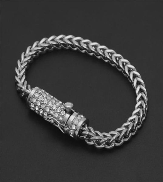 new box clasp fox franco link bracelet 20cm iced out rhinestone gold silver filled chain mens hip hop bracelet8526050, Golden;silver
new box clasp fox franco link bracelet 20cm iced out rhinestone gold silver filled chain mens hip hop bracelet8526050, Golden;silver