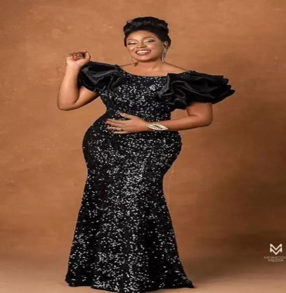 black sequins mermaid prom party dresses for arabic aso ebi style 2022 off shoulder plus size sweep train evening occasion gowns v1571456
black sequins mermaid prom party dresses for arabic aso ebi style 2022 off shoulder plus size sweep train evening occasion gowns v1571456