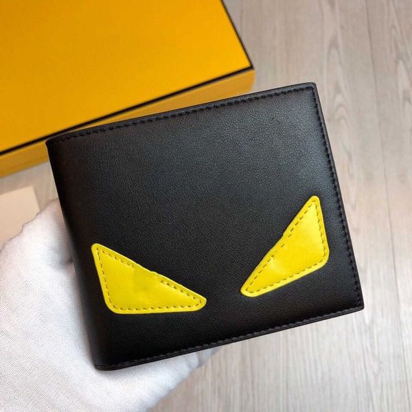 classic men's short wallet leather little monster eye color matching packaging stylish premium card bag, Red;black
classic men's short wallet leather little monster eye color matching packaging stylish premium card bag, Red;black