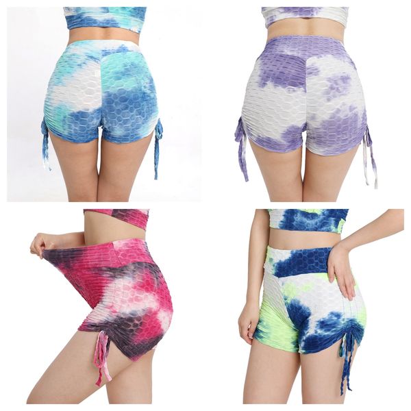 new drawstring yoga pants women's high waist and hip lifting sports shorts tie dyed yoga fitness shorts honey peach hip slim fit tripar, White;red
new drawstring yoga pants women's high waist and hip lifting sports shorts tie dyed yoga fitness shorts honey peach hip slim fit tripar, White;red