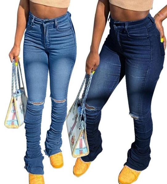 women streetwear ruched ripped jeans blue high waist stacked denim pants autumn stretch skinny pockets boyfriend denim trousers9794575
women streetwear ruched ripped jeans blue high waist stacked denim pants autumn stretch skinny pockets boyfriend denim trousers9794575