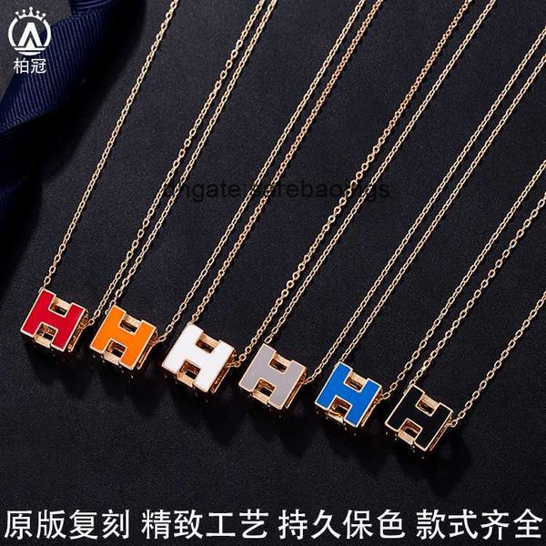 aher max designer luxury silver square block h letter enamel necklace pendant lock bone chain female plated 18k gold simple yaqm
aher max designer luxury silver square block h letter enamel necklace pendant lock bone chain female plated 18k gold simple yaqm
