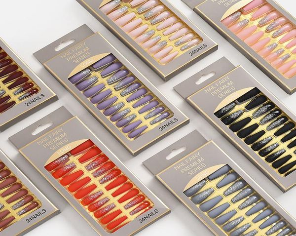 matte frosted gradient nail 24pcsset press on long coffin nails wearable detachable false nails with adhesive sticker3854684, Red;gold
matte frosted gradient nail 24pcsset press on long coffin nails wearable detachable false nails with adhesive sticker3854684, Red;gold