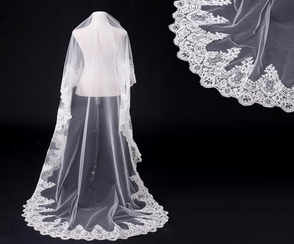 wholewhite lace long wedding dress bridal veils vestido de noiva wedding veils long bridal veils covers head veils1349778, Black
wholewhite lace long wedding dress bridal veils vestido de noiva wedding veils long bridal veils covers head veils1349778, Black