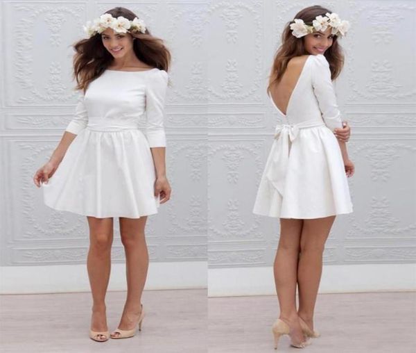 2020 short graduation dresses with 34 sleeves simple mini reception white homecoming dress backless party wear9610983, Blue;pink
2020 short graduation dresses with 34 sleeves simple mini reception white homecoming dress backless party wear9610983, Blue;pink
