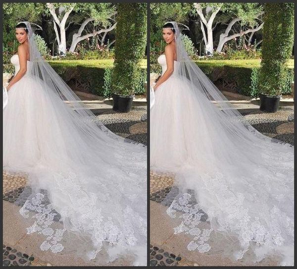 bridal veils kim kardashian new charming white ivory one tiered cathedral bride wedding veil custom 3 meters lace4561160, Black
bridal veils kim kardashian new charming white ivory one tiered cathedral bride wedding veil custom 3 meters lace4561160, Black