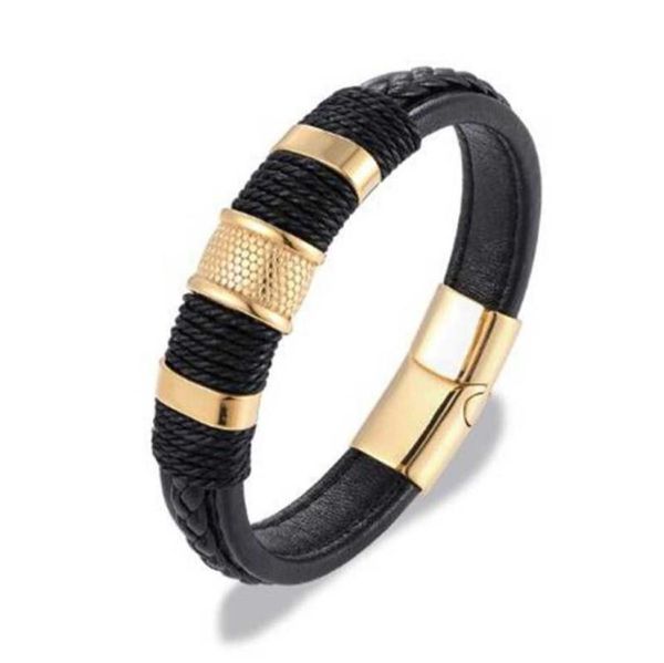 multilayer braided genuine leather bracelet titanium stainless steel magnetic buckle bracelet menbraided bracelet jewelry q07194899593, Black
multilayer braided genuine leather bracelet titanium stainless steel magnetic buckle bracelet menbraided bracelet jewelry q07194899593, Black