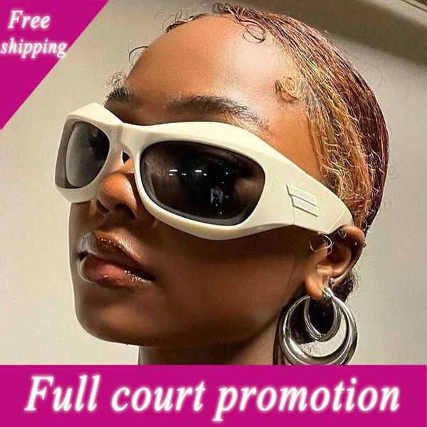 special wholesale designer brand sunglasses 2023 new millennium futuristic y2k sunglass punk hip hop girls for men and women, White;black
special wholesale designer brand sunglasses 2023 new millennium futuristic y2k sunglass punk hip hop girls for men and women, White;black