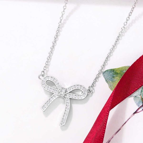 original new tiffayffay s925 bow sterling silver necklace versatiffayle new simple light luxury small design high sense collar chain female, Black
original new tiffayffay s925 bow sterling silver necklace versatiffayle new simple light luxury small design high sense collar chain female, Black