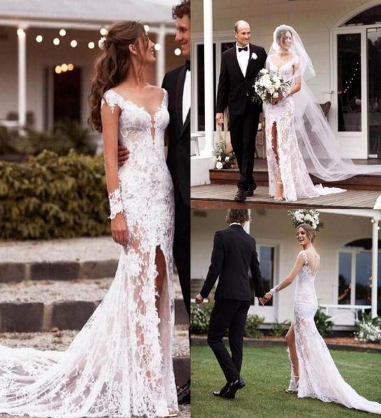 beach bohemian boho lace mermaid wedding dresses long sleeve open back full lace country wedding dress bridal gowns vestdiso 2094941, White
beach bohemian boho lace mermaid wedding dresses long sleeve open back full lace country wedding dress bridal gowns vestdiso 2094941, White