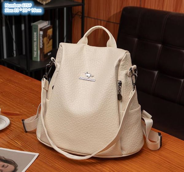 wholesale ladies shoulder bags 2 colors outdoor leisure leather travel bag classic solid color lychee embossed women backpack double zipper
wholesale ladies shoulder bags 2 colors outdoor leisure leather travel bag classic solid color lychee embossed women backpack double zipper
